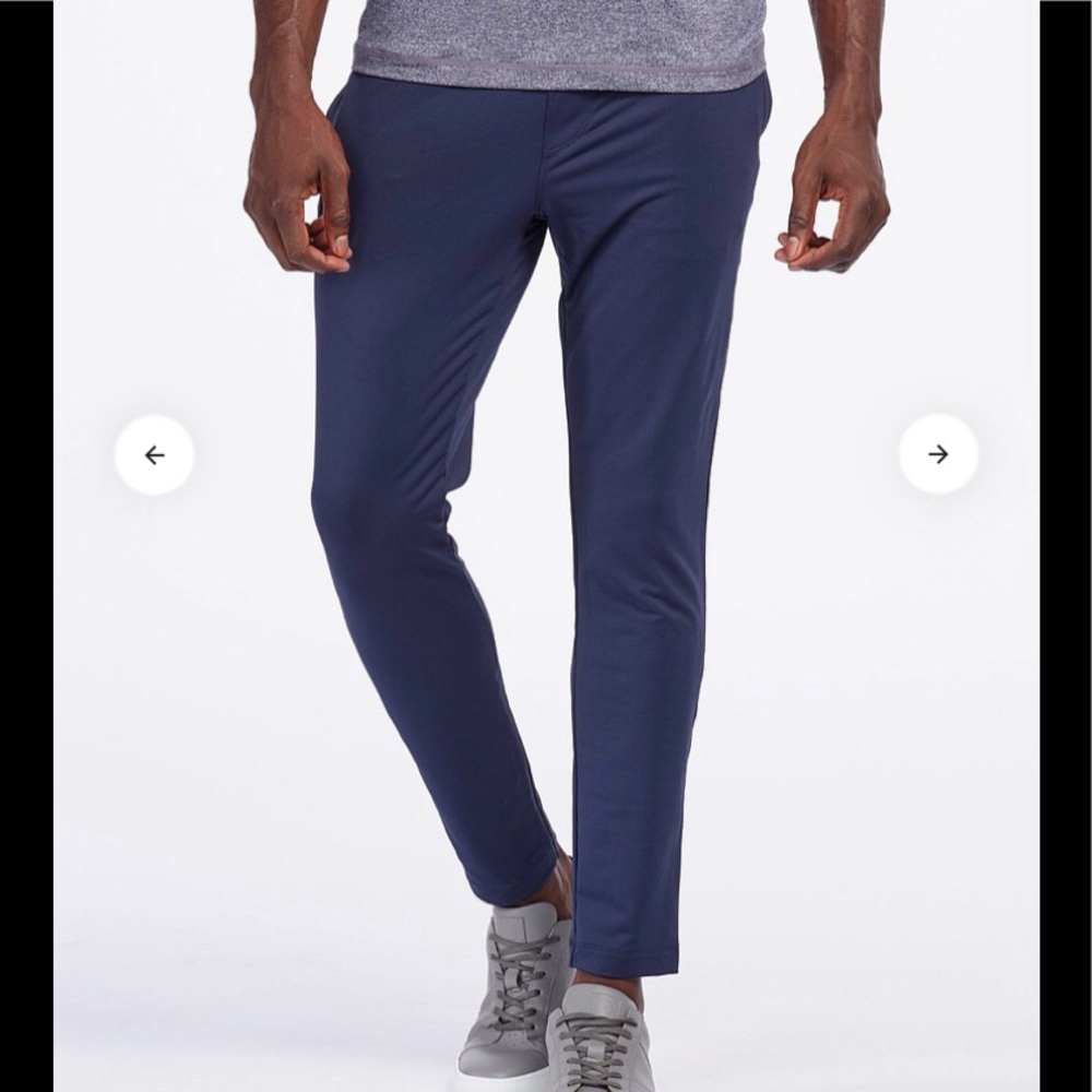 Rhone Micro Terry Trackpants in Navy Blue size XL